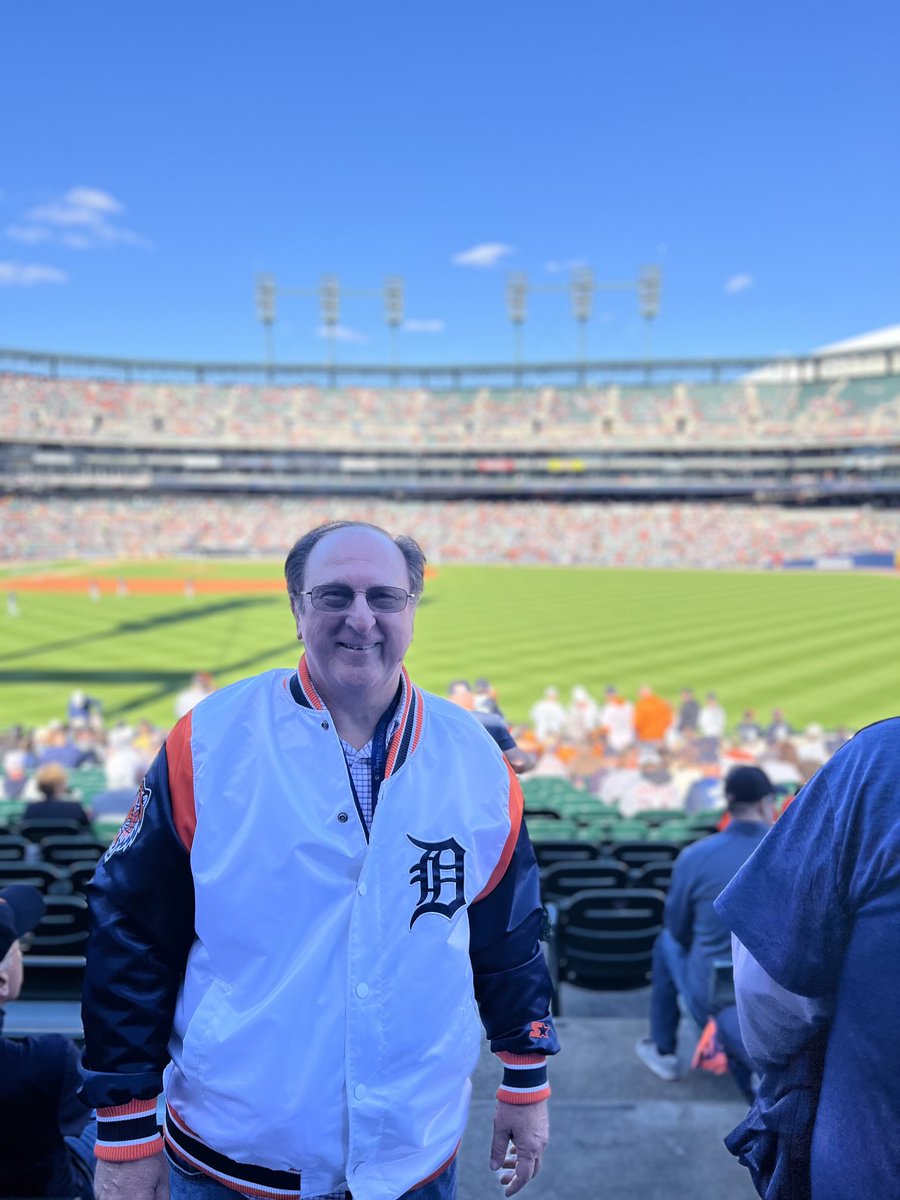 KenKalDRW's tweet photo. I’m coming in from the bullpen.  Pulling out all the stops. The Kalmeister is a perfect 5-0 watching the Tigers in person this season.  6-0 after today! They’ll want me in Seattle on Friday! 
Go Tigers 🐅 Roar! https://t.co/lVWgSLMA6r