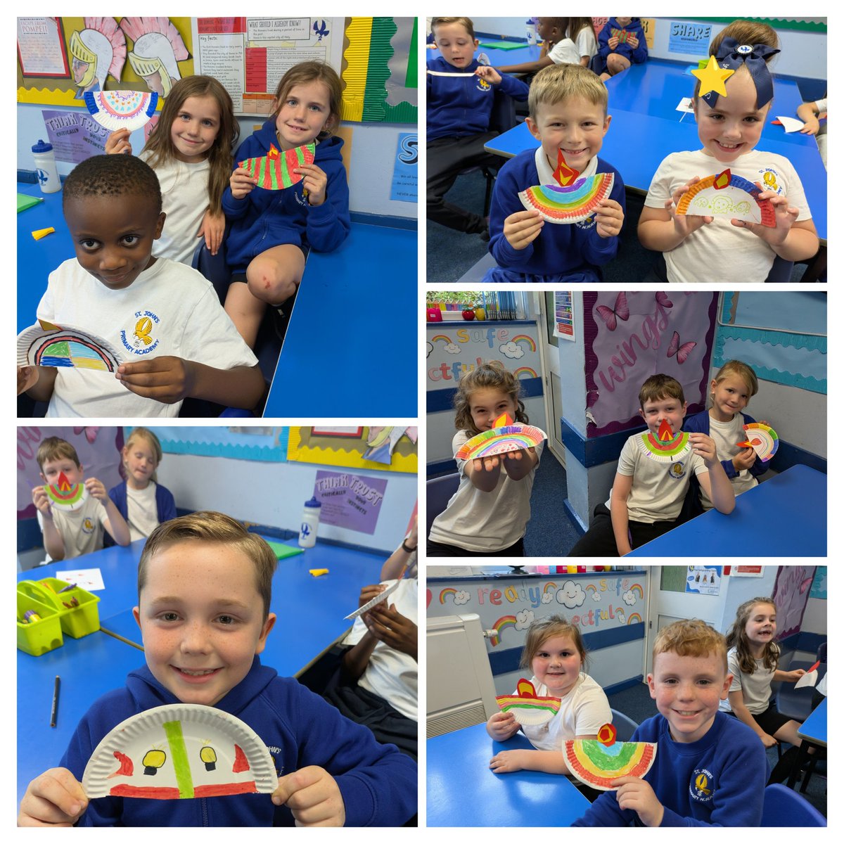 3KS learnt about why Sikhs celebrate Diwali this afternoon. They made these candles to symbolise the festival of light 🕯️