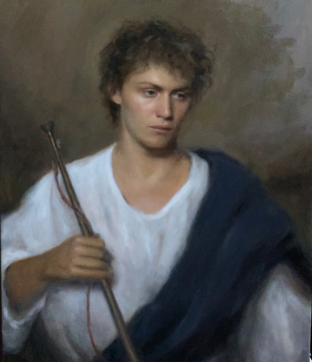 Oil painting by Alastair Dunstan- Florence Academy of Art #oilpainting #art #portrait #academy