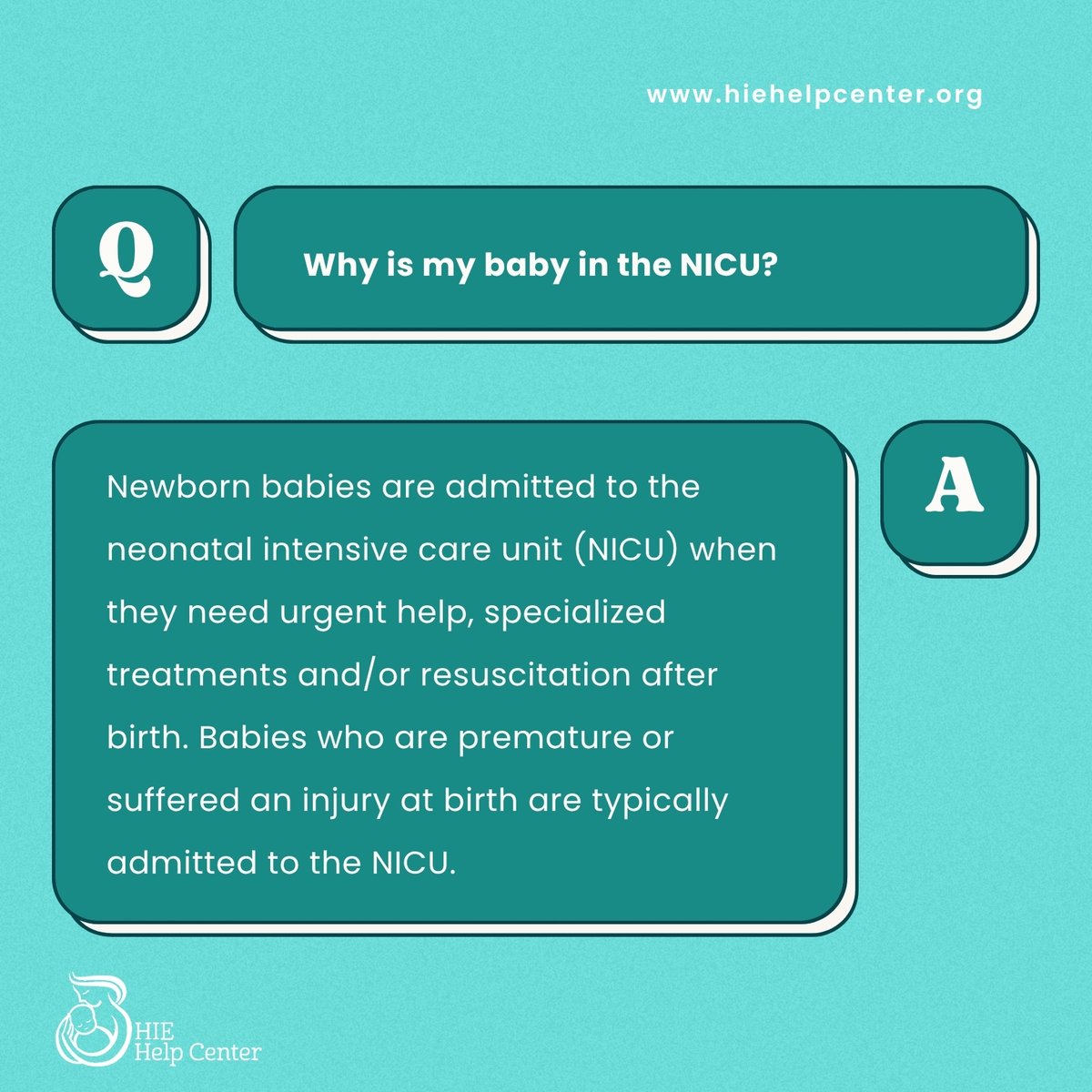 HIEHelpCenter's tweet image. To every mama with a baby in the NICU… know that you are not alone. While a lot of things are out of your control right now, there are a few things you can do:

👶 Pump breast milk if you&apos;re able
📚 Learn about your baby’s care
👐 Kangaroo care (skin-to-skin) when allowed