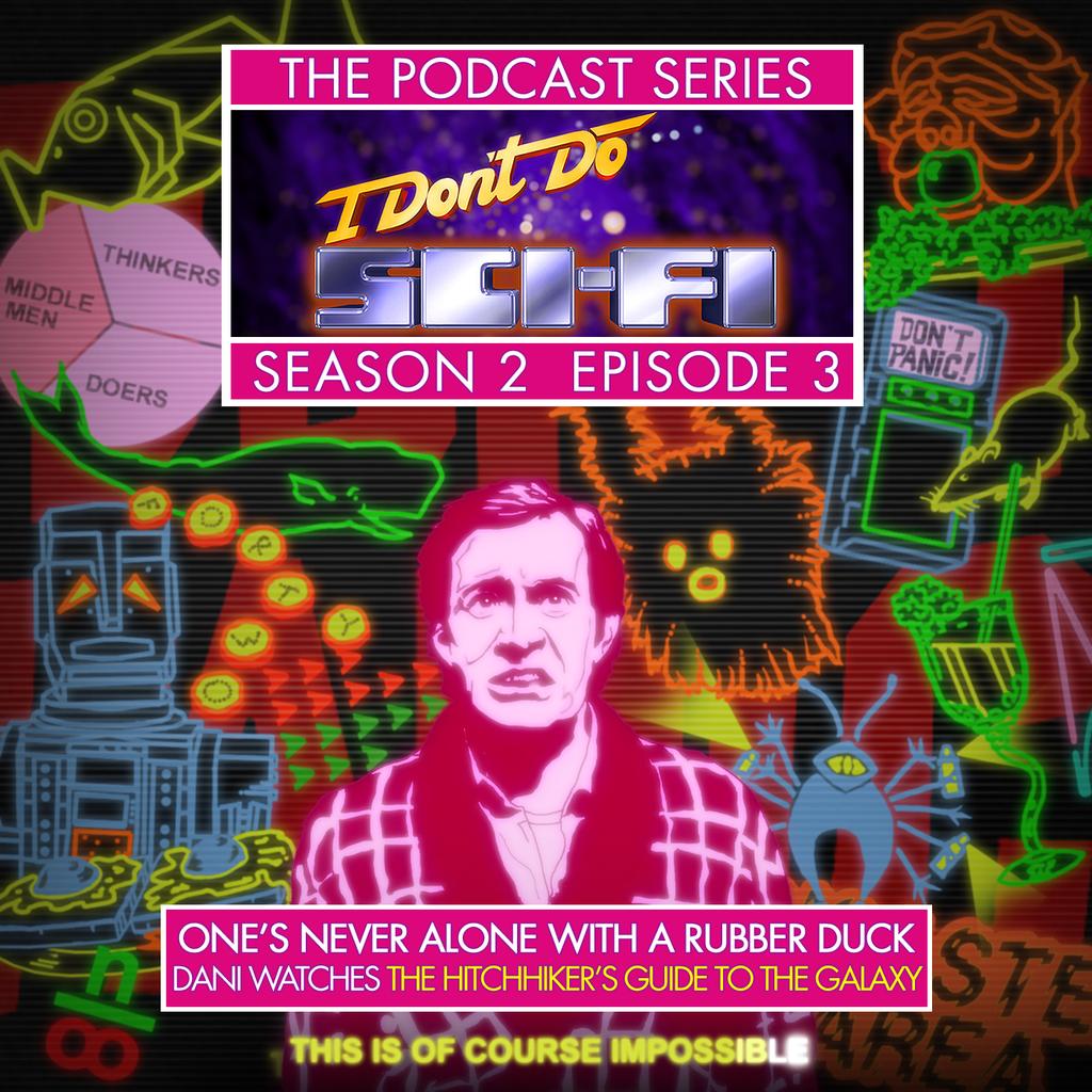 selsi_john's tweet photo. NEW EPISODE! This Saturday (11/10/25): non-fan Dani watches #BBC TV version of #DouglasAdams #HitchHikersGuidetotheGalaxy for the 1st time. Our guest is Tim from The #Randomiser Podcast
Don't forget to bring your #towel! #ArthurDent #Zaphod #FordPrefect #Trillian #Marvin #42 https://t.co/Qzg42zBf5E