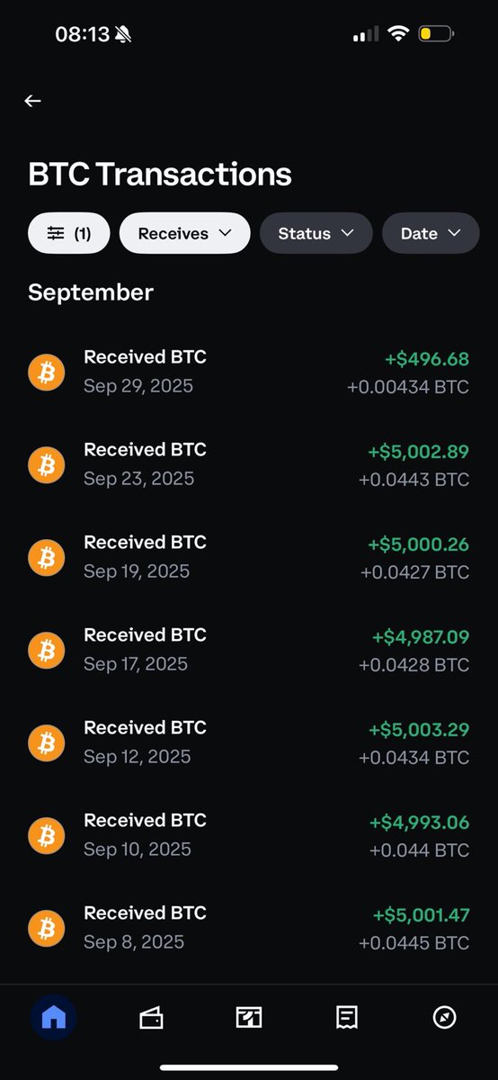 Everytime I make $5k from option swings I throw it in $BTC. Rinse and repeat