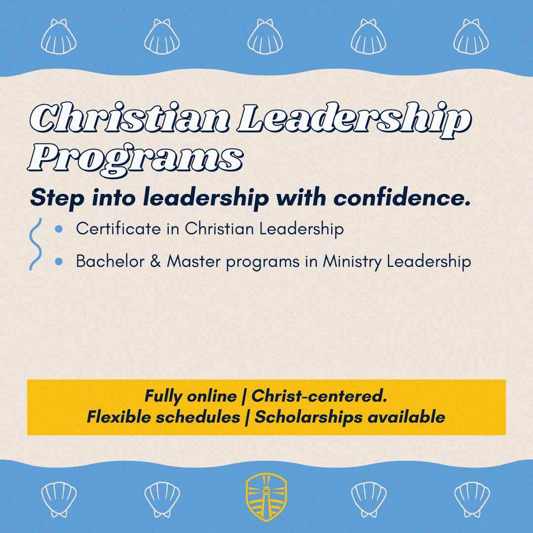 CCUniversity's tweet image. Lead with wisdom. Serve with heart. 💡

Explore CCU’s fully online Christian Leadership programs—flexible, affordable, and taught by ministry leaders.

Learn more 👉 calvarychapeluniversity.edu/college-of-bib…
#ChristianLeadership #MinistryTraining #CCUedu