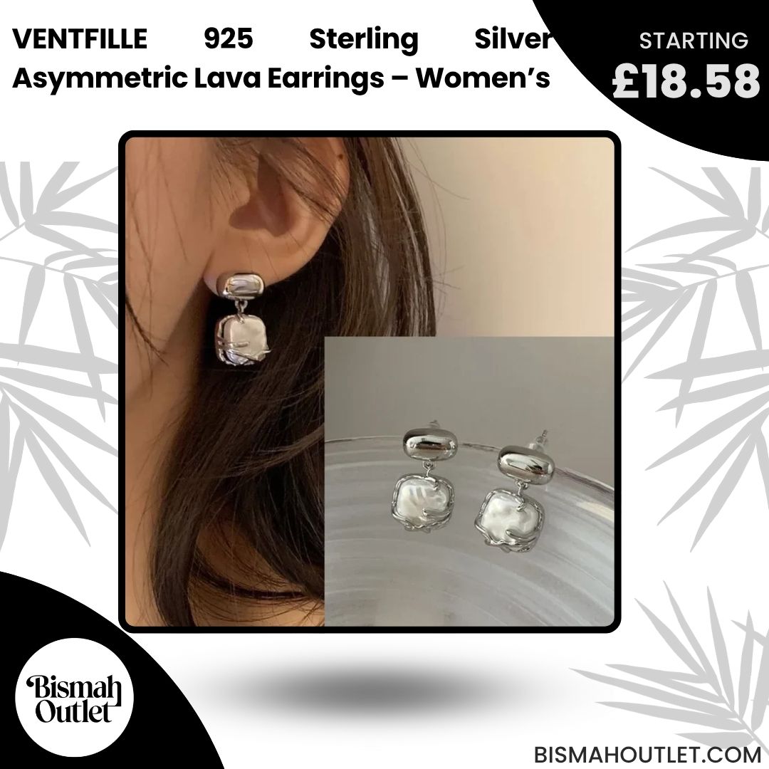 BismahOutlet's tweet image. 🔥 Bold. Unique. Luxury. 🔥
Stand out with VENTFILLE 925 Sterling Silver Asymmetric Lava Earrings 💎
🛍️ Shop now 👉bismahoutlet.com/products/ventf…
#BismahOutlet #SterlingSilver #LavaEarrings #HipHopJewelry #LuxuryStyle #AsymmetricDesign #TrendyAccessories #WomenFashion #JewelryLovers