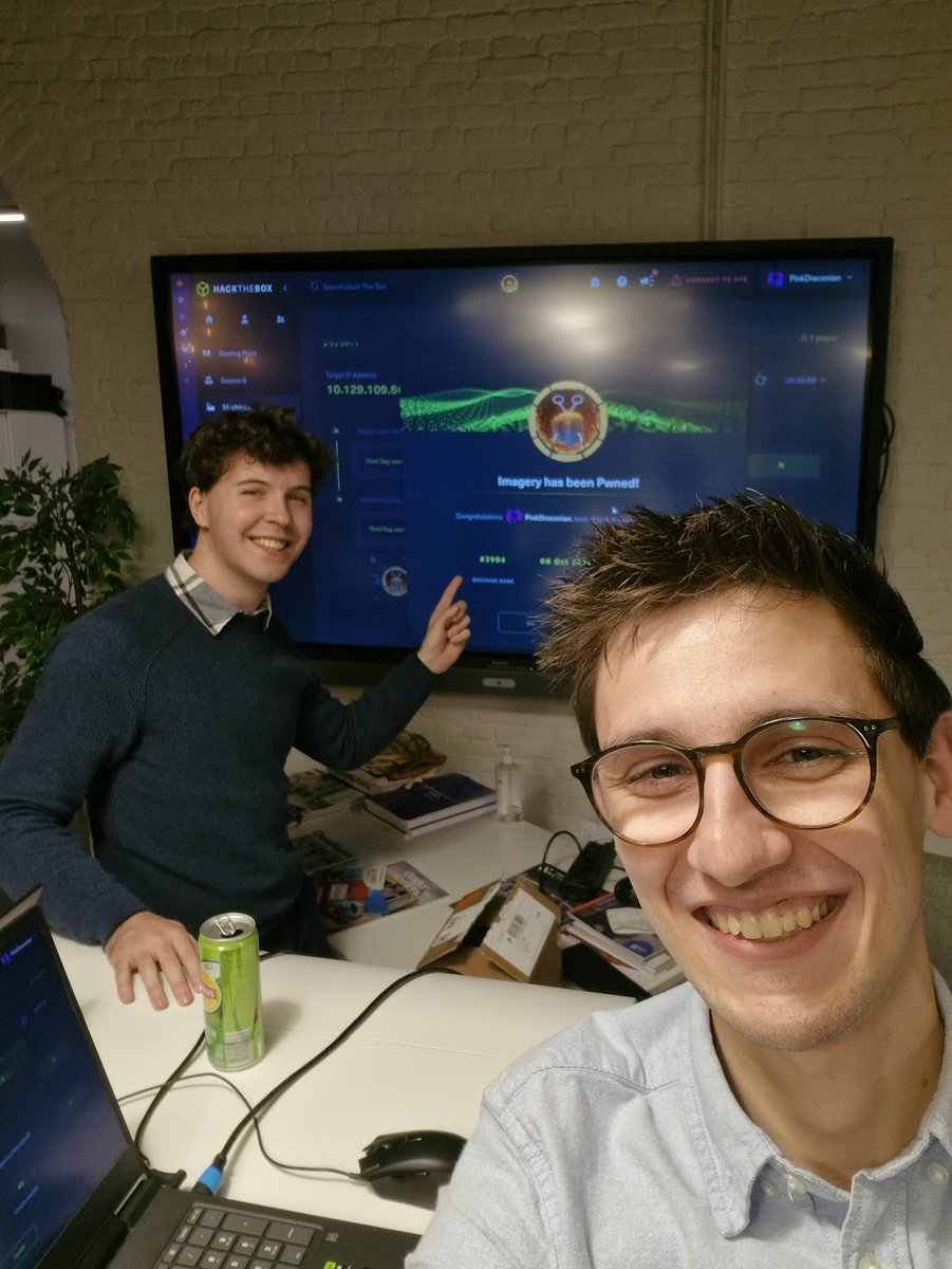 PinkDraconian's tweet image. What a fun evening pwning the Imagery box from #HackTheBox 🟩

I can highly recommend this machine. It&apos;s loads of fun!