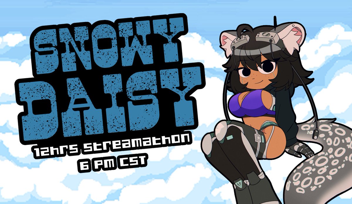 SnowyDaisyVT's tweet image. 🅄🄿🄻🄾🄰🄳🄸🄽🄶 🄳🄰🅃🄰:
As mentioned Monday, I am doing a big stream! and it will be TONIGHT!!!! 

I WILL BE STREAMING IN VR FOR 12 HRS STRAIGHT!

My avatar will be interactive with bonks and cheese and more!

We will be traveling around VRChat maps. Will be in blue THE…