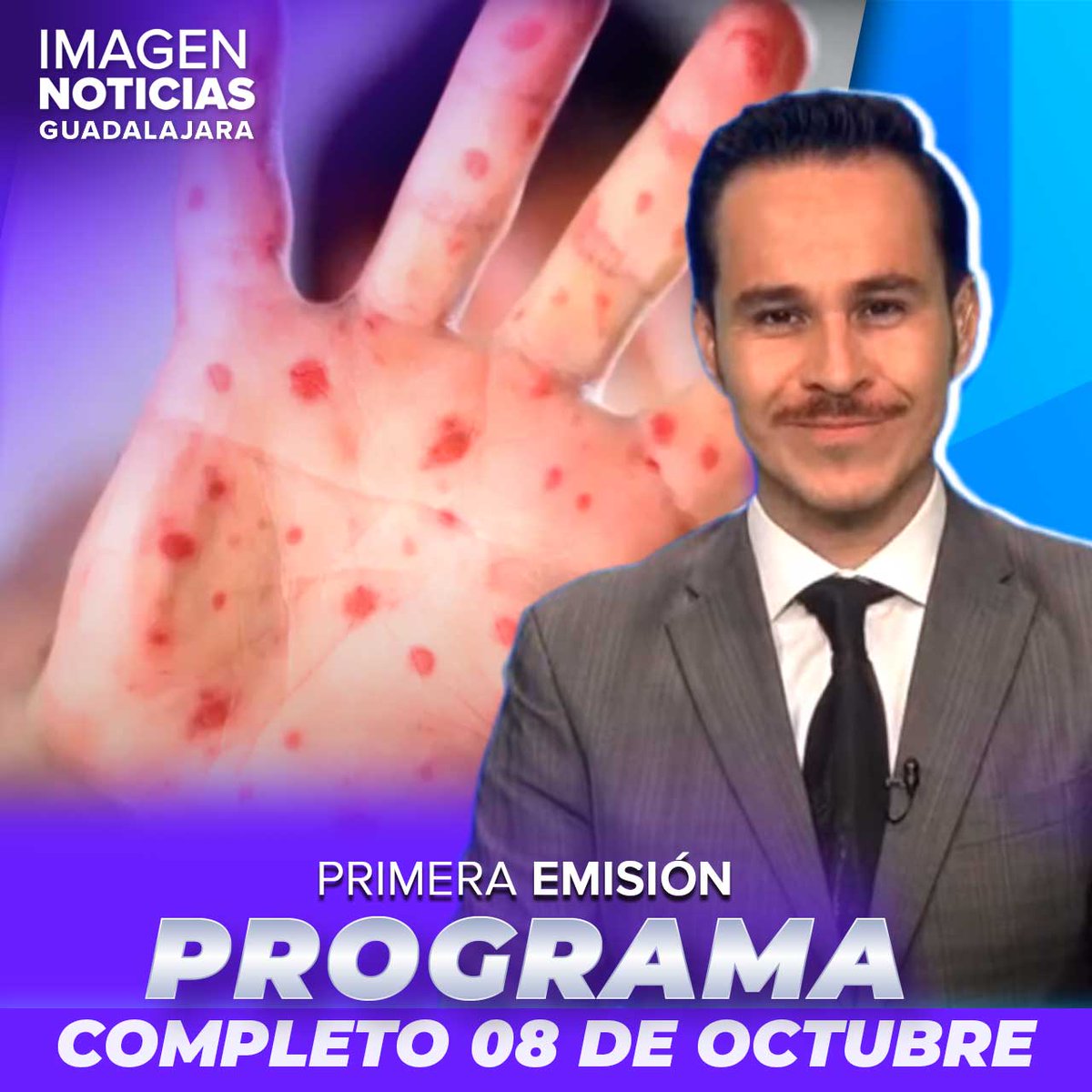 ¿Te perdiste la emisión de <a href="/ImagenTVGDL/">Imagen TV Guadalajara</a> con <a href="/erickbreguer/">Erick Breguer</a>?

Aquí tenemos el noticiero completo para ti 🟣📺
👉 youtu.be/R2IC3PtJ1lc

#ImagenTelevisión #ImagenNoticias #Guadalajara #Jalisco #Noticias