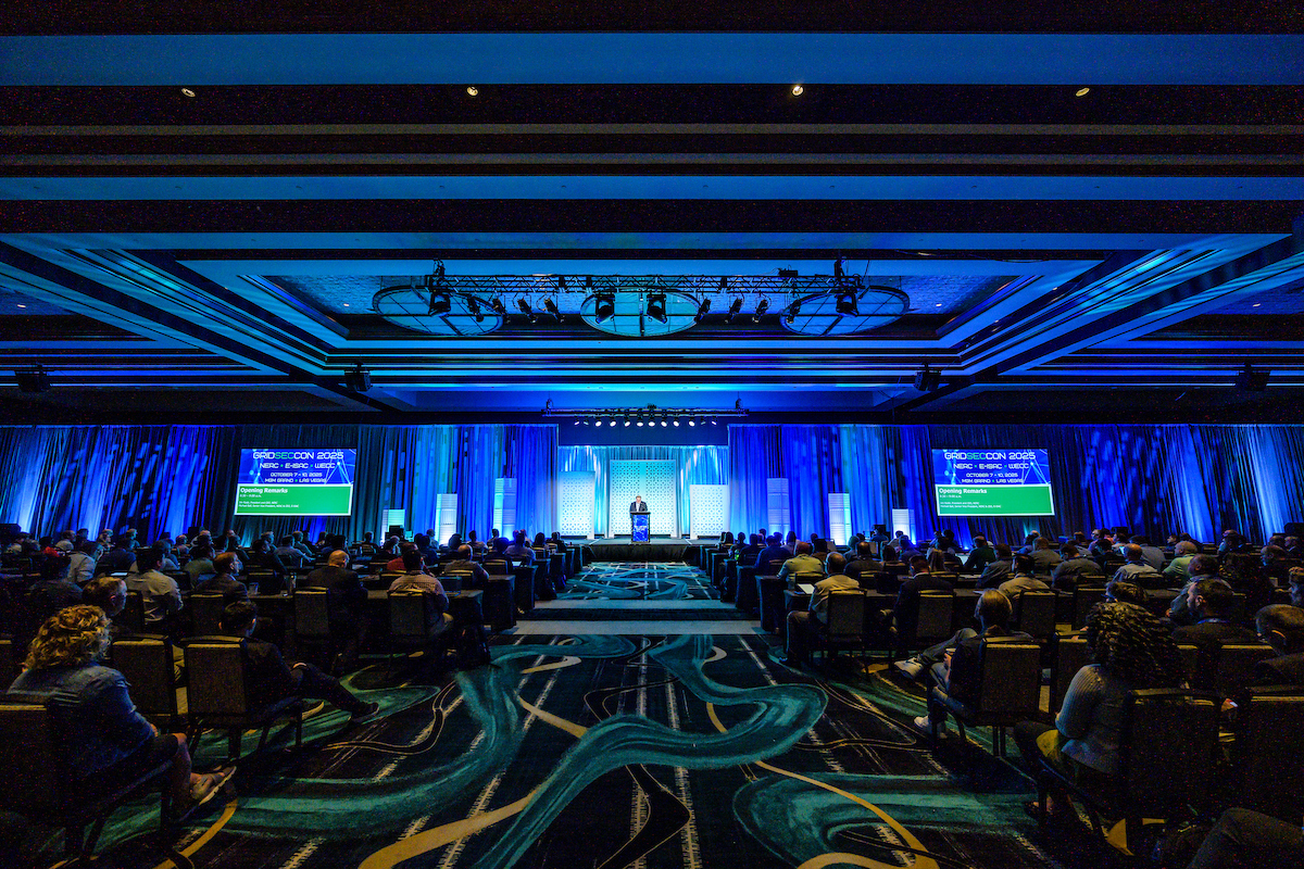 NERC_Official's tweet image. #GridSecCon2025 opened today with a welcome from the leadership of cohosts from NERC, the E-ISAC, @WECC, and host utility @NVEnergy. The day continued with a panel on new tools for #GridExVIII and breakout sessions on a variety of #cyber and physical security topics.