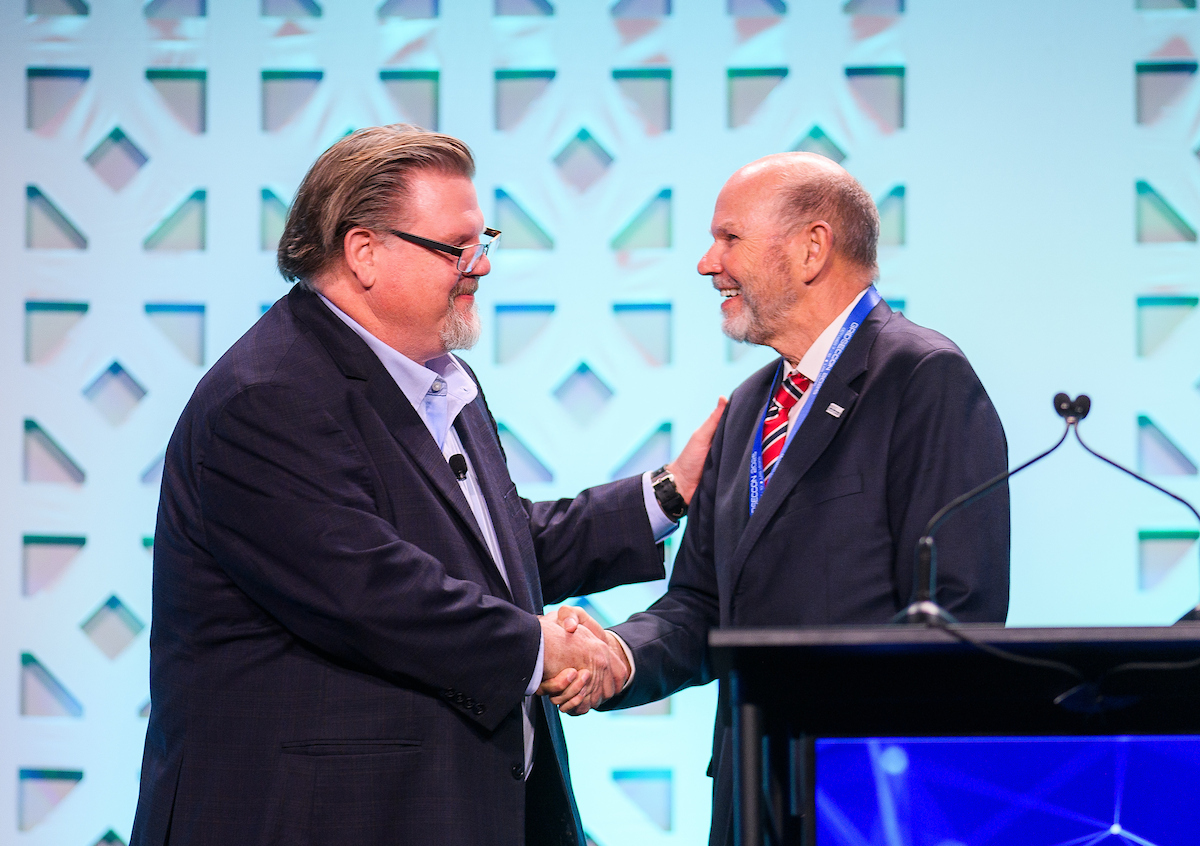 NERC_Official's tweet image. #GridSecCon2025 opened today with a welcome from the leadership of cohosts from NERC, the E-ISAC, @WECC, and host utility @NVEnergy. The day continued with a panel on new tools for #GridExVIII and breakout sessions on a variety of #cyber and physical security topics.