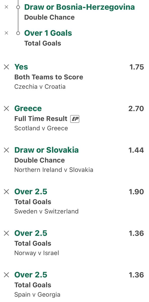 GambIingPro's tweet photo. World Cup Qualifier Mega Acca⚡️

We’ve landed a 24/1 and a 60/1 mega acca so far this season.👀🔥

If this lands, I’ll giveaway £200 to TWO people. Simply like this post &amp; follow me.✅ https://t.co/idDh8qRjXZ