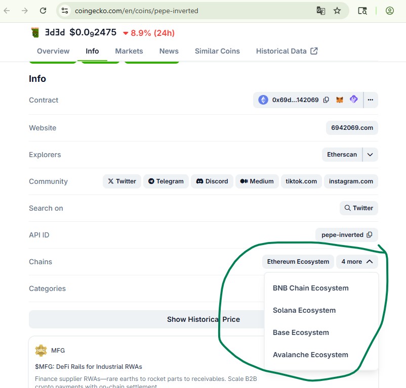 Coingecko updated!
All bridged chains are now listed on our page.
Thanks alot for the awesome support <a href="/coingecko/">CoinGecko</a> !

🌀

¡oʞɔǝƃuıoɔ ʇɹoddns ǝɯosǝʍɐ ǝɥʇ ɹoɟ ʇolɐ sʞuɐɥʇ
˙ǝƃɐd ɹno uo pǝʇsıl ʍou ǝɹɐ suıɐɥɔ pǝƃpıɹq llɐ
¡pǝʇɐpdn oʞɔǝƃuıoɔ