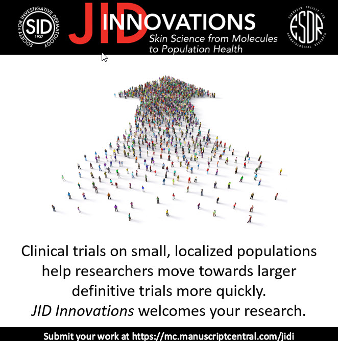 Submit your work at mc.manuscriptcentral.com/jidi #dermatology #derm #dermtwitter