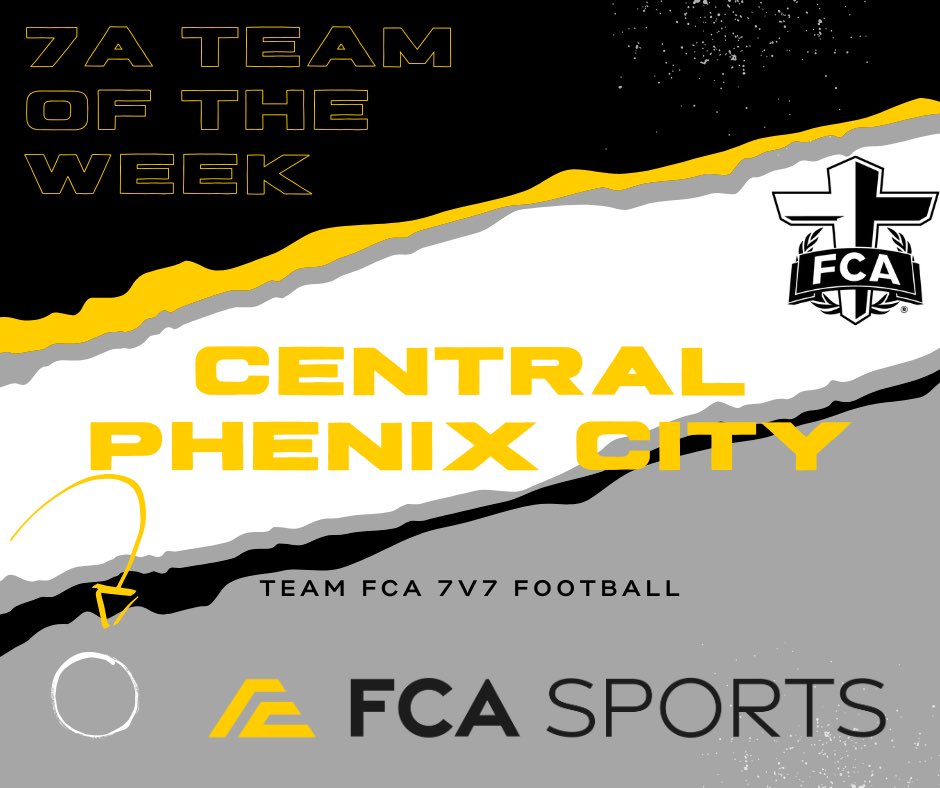 FCAAlabama7v7's tweet image. Congratulations to our #FCAAlabama7v7 Week 7 7A team of the week for their shutout win &amp;amp; newly earned #1 ranking.
