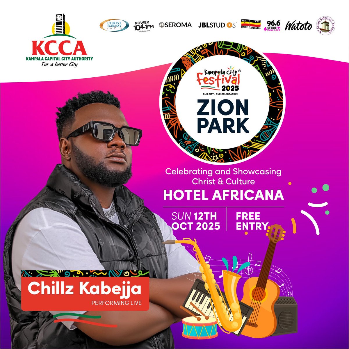 LyricoMycal's tweet photo. Christian Hip Hop on the Gospel Stage!
Kampala City Festival. Itโs about to be holy but heavy | @ChillzKabejja | @BarnaBirungi | #Jeho | @LyricoMycal | will be holding it down for the Kingdom. Canโt wait to see you there ๐ฅ
#ZionPark #KampalaCityFestival #Entikko https://t.co/qLCj13Kukx
