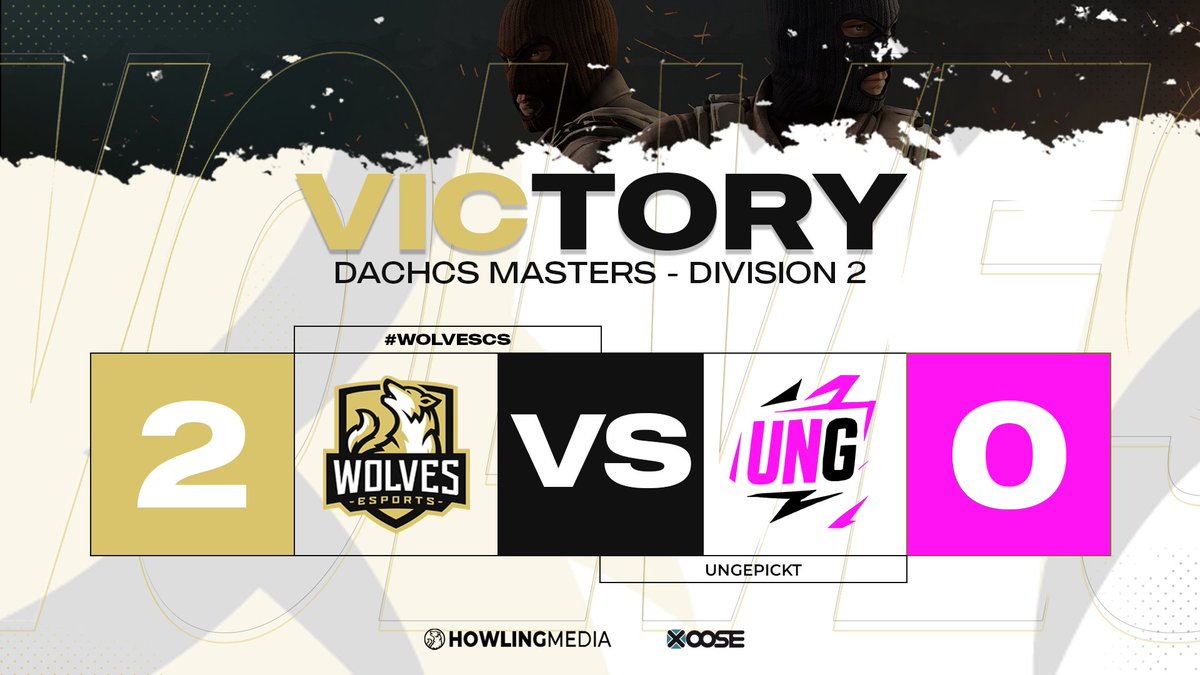 wolves_esports's tweet image. 2-0 for #WolvesCS against @UNGEPICKT in our #DACHCSMasters match tonight, ggwp!
We are now 4-0 in the season, looking good so far😎
#KeepHowling