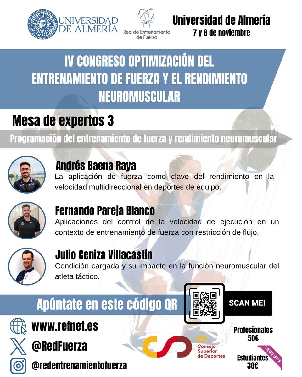 Programación del entrenamiento de fuerza y rendimiento neuromuscular:

<a href="/andresbaena96/">Andrés Baena</a> <a href="/fparejablanco/">Fernando Pareja</a> <a href="/ceniza_julio/">Julio Ceniza</a>
