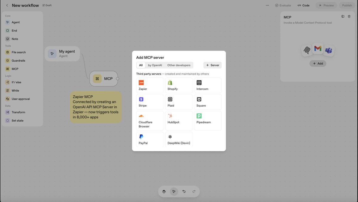 MustafaGSaeed's tweet photo. Everyone says Agent Builder just killed @zapier. Here’s why that’s wrong.

Agent Builder is chat-based. It’s great for reasoning and answer quality. It runs when you talk to it. It does not wake up on its own when a lead hits your CRM or a payment fails. That is not a Zapier replacement. That is a different category.

Production automation needs human oversight and determinism. The action layer should wake on events across eight thousand plus apps, run at 3 a.m. on schedule, move data with webhooks, and let you pick the best model for each step. Keep the governance and the logic steady while the model can change. That is what AI orchestration is for.

Enterprise is where the gap gets obvious. Teams need role-based access. SSO. Human approvals when the stakes are high. Run history you can replay and explain. Audit trails legal will sign. Deterministic workflows that survive ugly Tuesdays.

Keep the model swappable and the policy constant. Optionality is a control, not a convenience. Let reasoning evolve. Keep orchestration observable and under change control.

This is not the first time people have called Zapier dead, and it will not be the last. Every wave of Zapier killers proves why durable orchestration and real governance matter.

Written with the #ZapierPartner community that still believes in responsible automation.