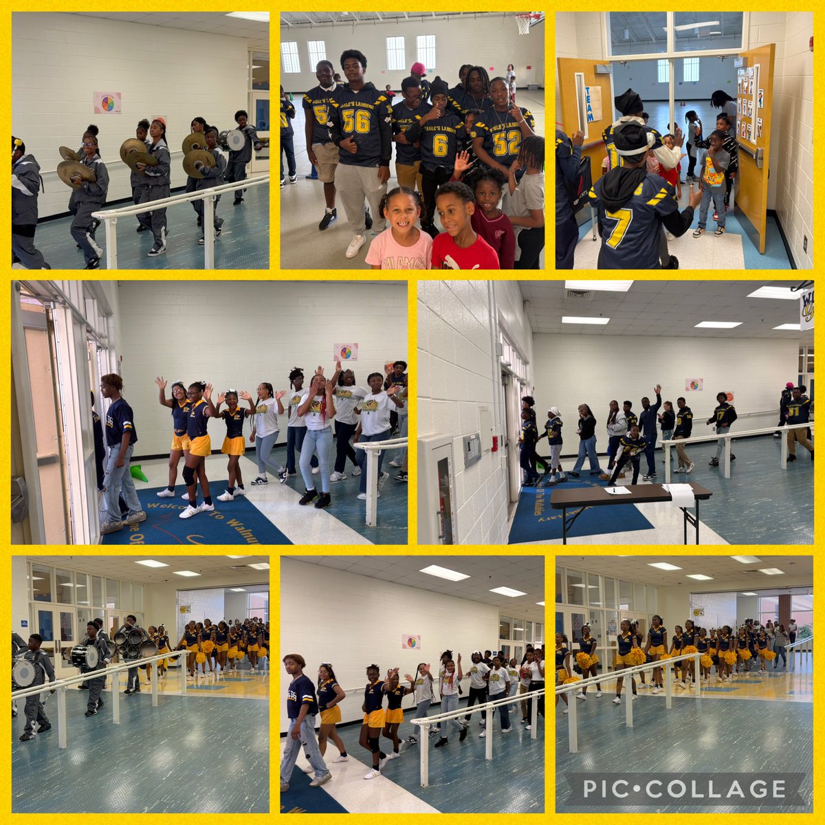 Walnut Creek Elem (@wce_hcs) on Twitter photo What a special treat to have <a href="/ELM_HCS/">ELMS</a> bring their band, cheer, dance, and football teams to The Creek today! Our Wallabies enjoyed the parade and the teachers enjoyed seeing former students! What a special treat to have <a href="/ELM_HCS/">ELMS</a> bring their band, cheer, dance, and football teams to The Creek today! Our Wallabies enjoyed the parade and the teachers enjoyed seeing former students!