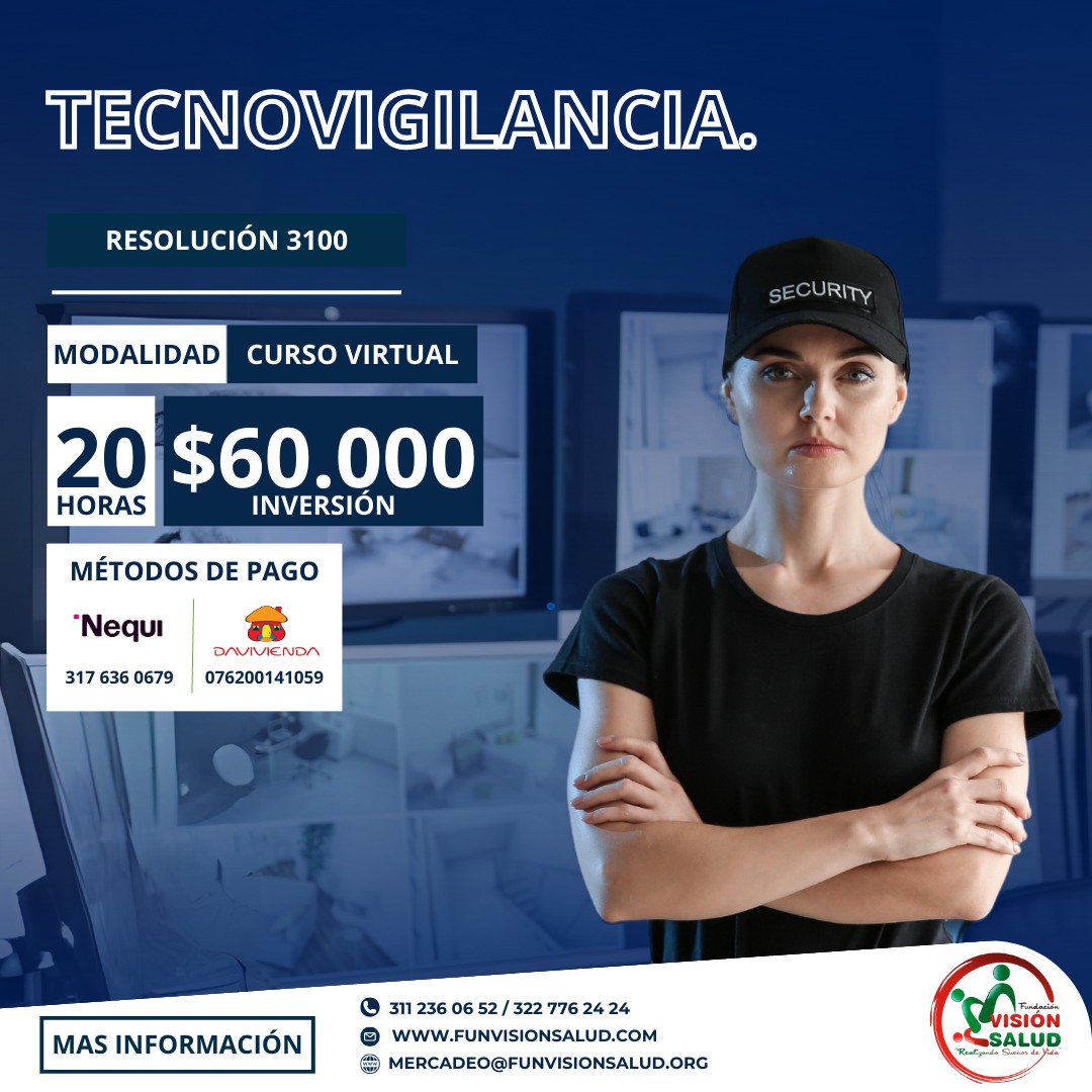 FUNVISIONSALUD's tweet photo. Aprende a monitorear y gestionar tecnologías médicas con eficacia y seguridad.
Certificación incluida

Capacítate con la Fundación Visión Salud y fortalece tu rol en la gestión segura de dispositivos y equipos medicos
#Tecnovigilancia #FormaciónContinua #Curso3100 #VisiónSalud https://t.co/GlTIRrbaki