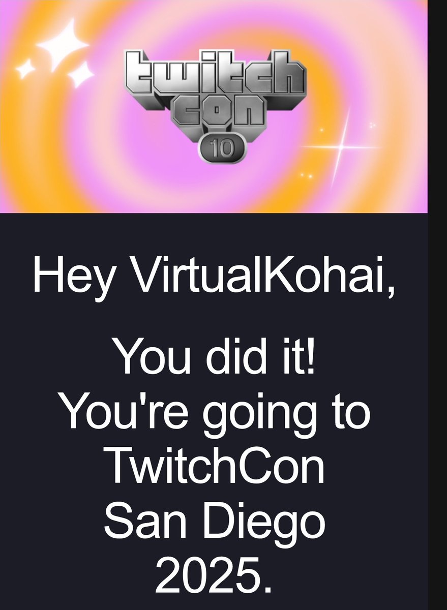 I am going to Twitch Con!! ✨️🐕

Are you going?? 👀💖