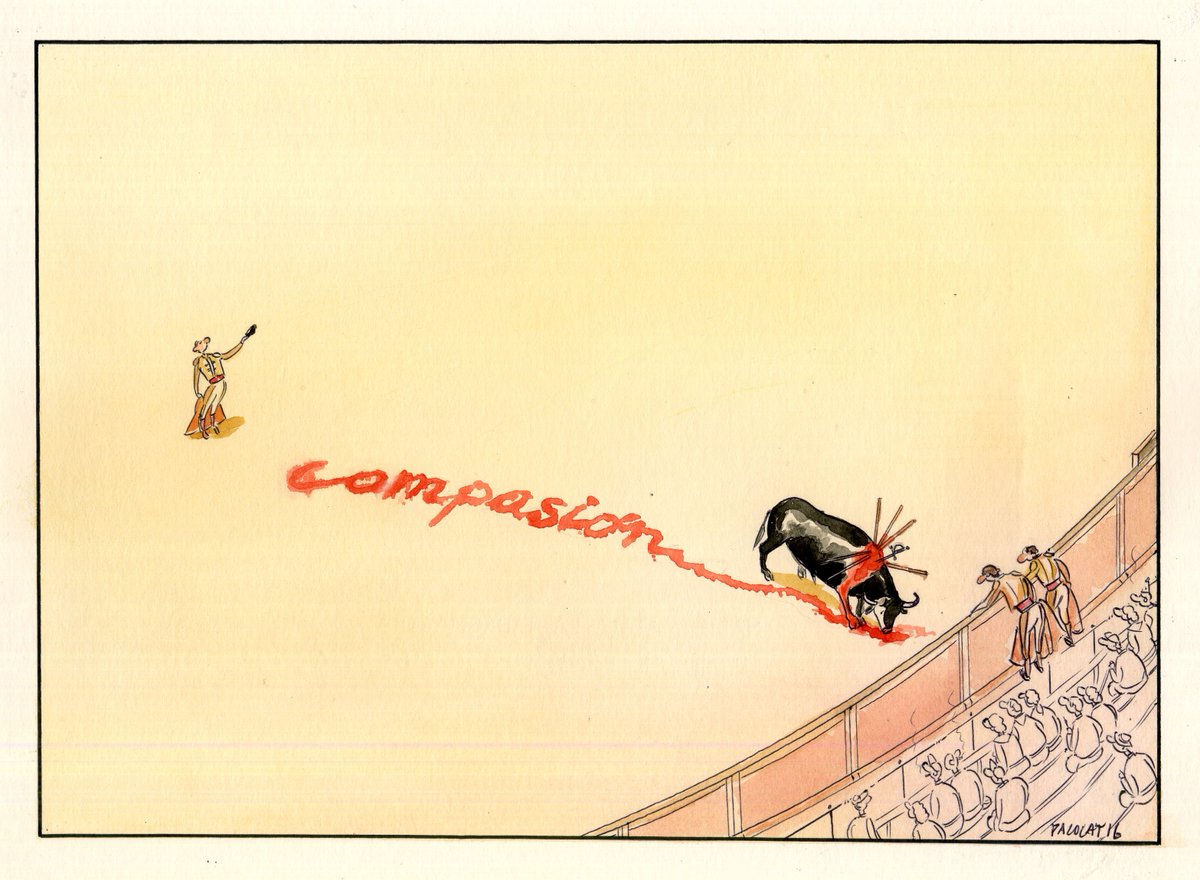 pacocatt's tweet image. Mi viñeta.
Escrito con sangre en el arenal.