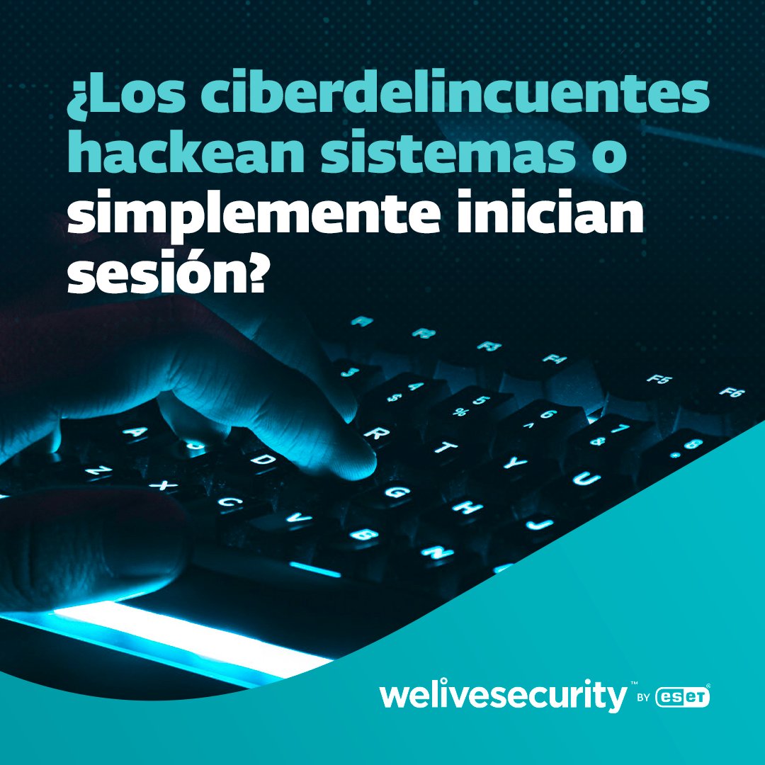 📊 En 2024 se robaron más de 3.200 millones de credenciales, impulsando ataques de ransomware y robo de datos.

Los cibercriminales no necesitan hackear… cuando pueden iniciar sesión.

🔒 Protege a tu equipo y tus sistemas.
👉 Lee más en: welivesecurity.com/es/seguridad-c…