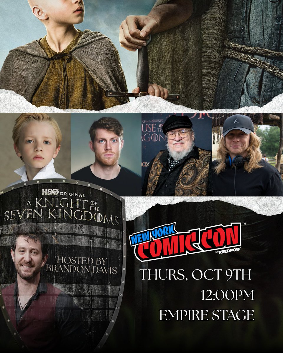 GET KNIGHTED WITH ME.
TOMORROW.
#NYCC

EMPIRE STAGE, 12PM