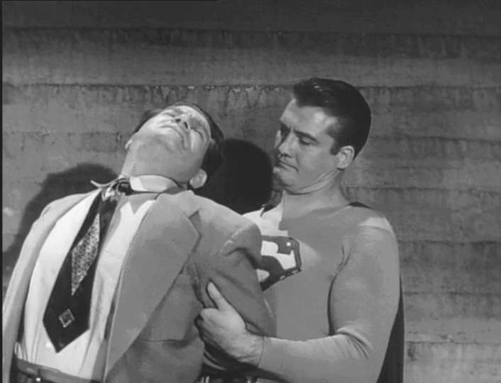 jimnolt's tweet photo. Mon 10/8/51 Thus began first season's final week of filming. Relatively easy day. Supporting players: John Eldredge, Phil Van Zandt &amp; Al Eban. Regular cast, only George Reeves &amp; Robert Shayne for few Crime Wave scenes. Four remaining days, finish Evil Three and Superman On Earth. https://t.co/9lmWYiOhUm