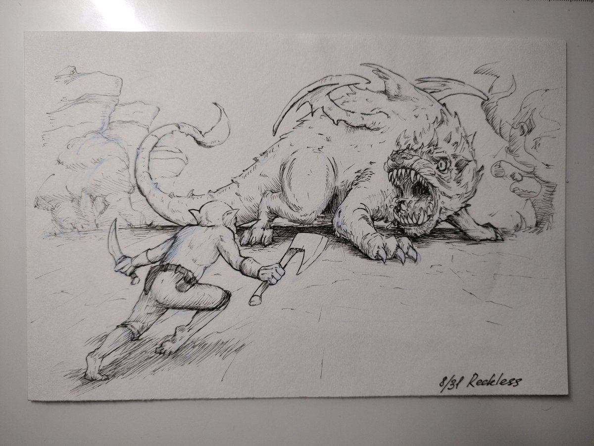 8/31 Reckless

#Inktober #Inktober2025 #goblinktober