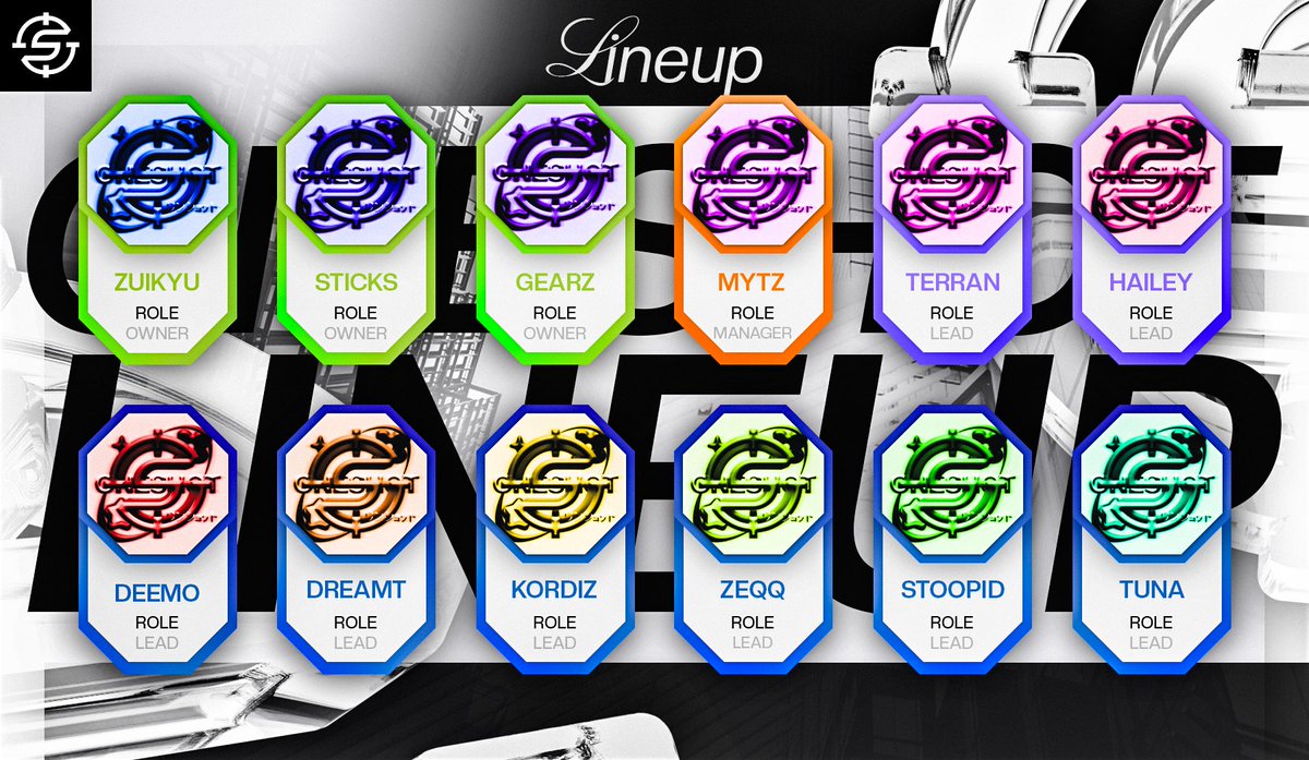 1S Management Roster 🎯

Big shoutout to the squad making it all happen behind the scenes and thank you to everyone supporting 1S 💙