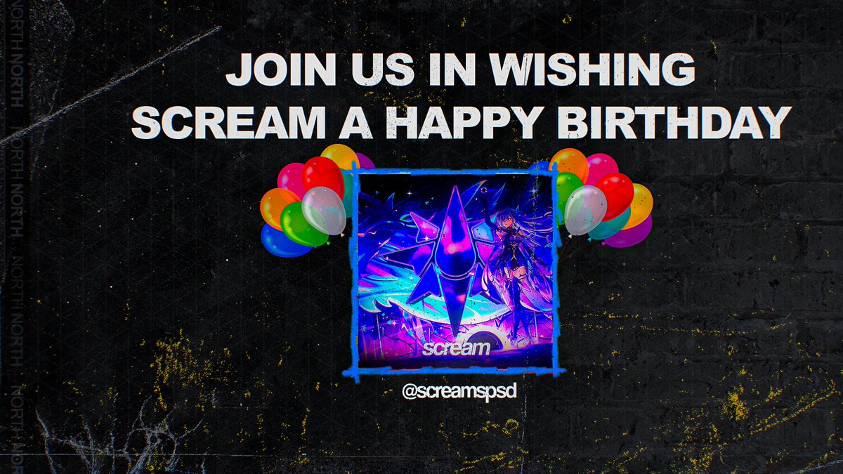 Happy Birthday to the one and only <a href="/ScreamsPSD/">scream.</a> 🎂