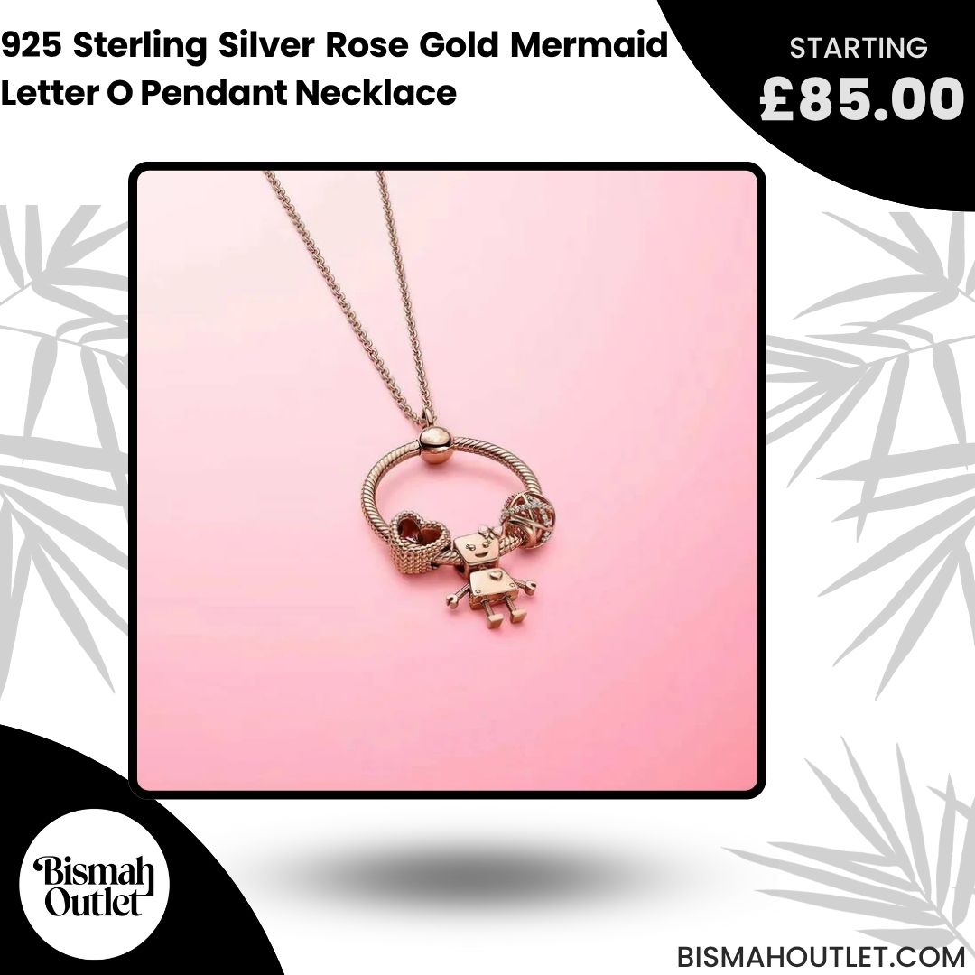 BismahOutlet's tweet image. 🌊✨ Dive into Elegance! ✨🌊
Discover the charm of the 925 Sterling Silver Rose Gold Mermaid Letter O Pendant Necklace 🧜‍♀️💖
🛒 Shop now 👉 bismahoutlet.com/products/925-s…
#BismahOutlet #SterlingSilver #PandoraStyle #MermaidJewelry #RoseGoldNecklace #GiftForHer #PendantNecklace