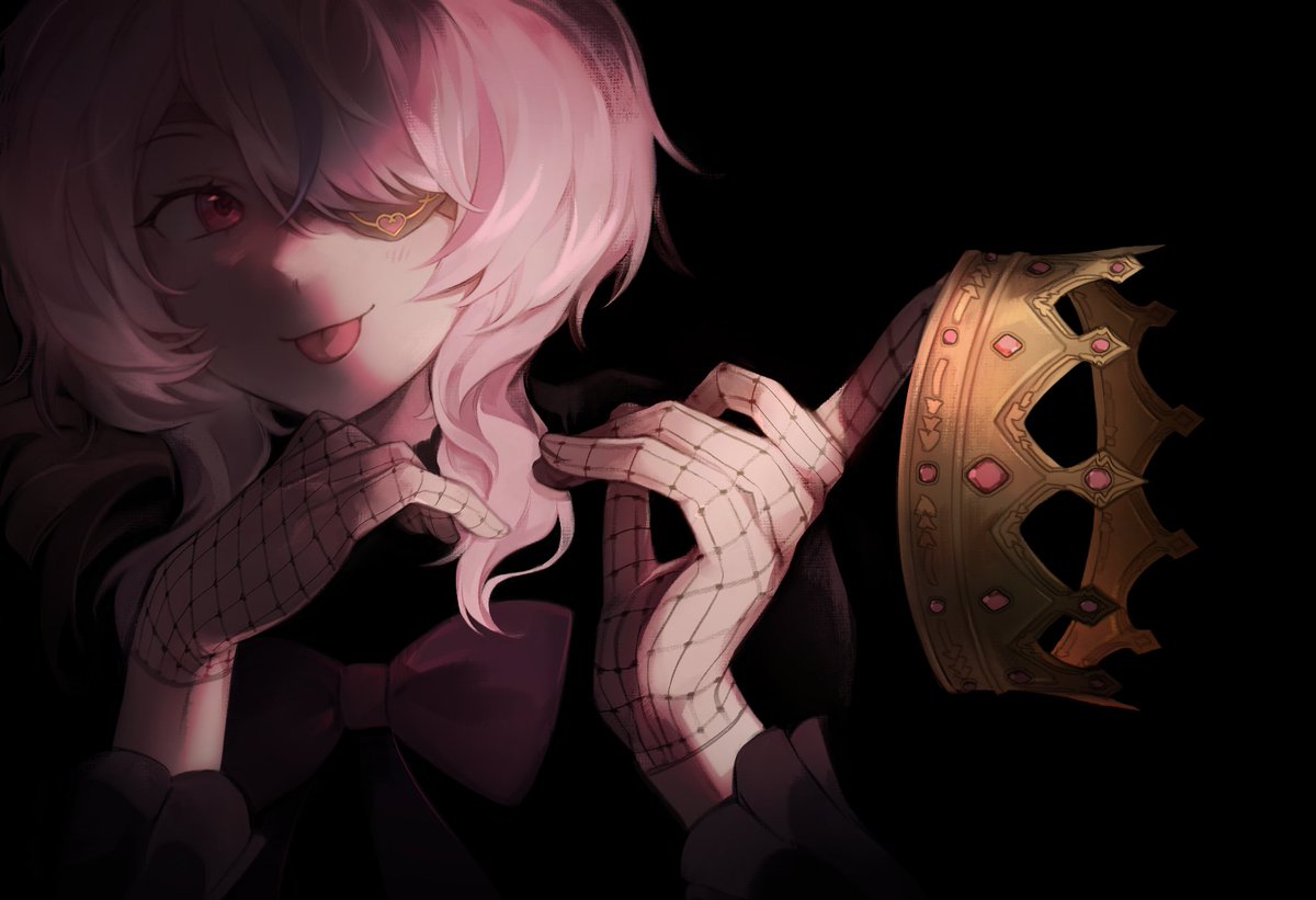 #nijitober25
(#MariArtte)
Day 7! Royalty!!!❤️‍🩹

The Queen doesn't need to wear a crown for everyone to see her majesty