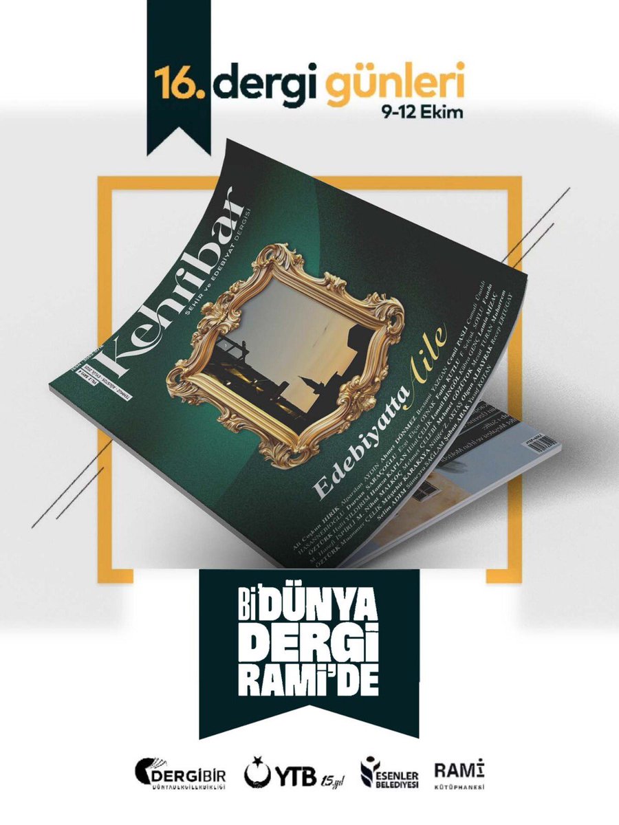Kehribar Dergisi 16. Dergi Günleri için #ramikütüphanesi standında sizleri bekliyor. 

#16dergigünleri #dergi #dergigünleri16