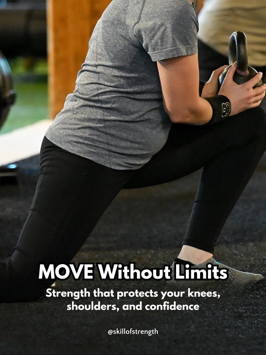 skillofstrength's tweet image. At 52, Karen was a software engineer who sat most of the day. She loved hiking — but every trip left her in pain.

❌ Knee pain on descents
❌ Sh...
#coaching #grouptraining #strengthtraining #healthyaging #hiking #trainingforhiking #perimenopause #menopausetraining