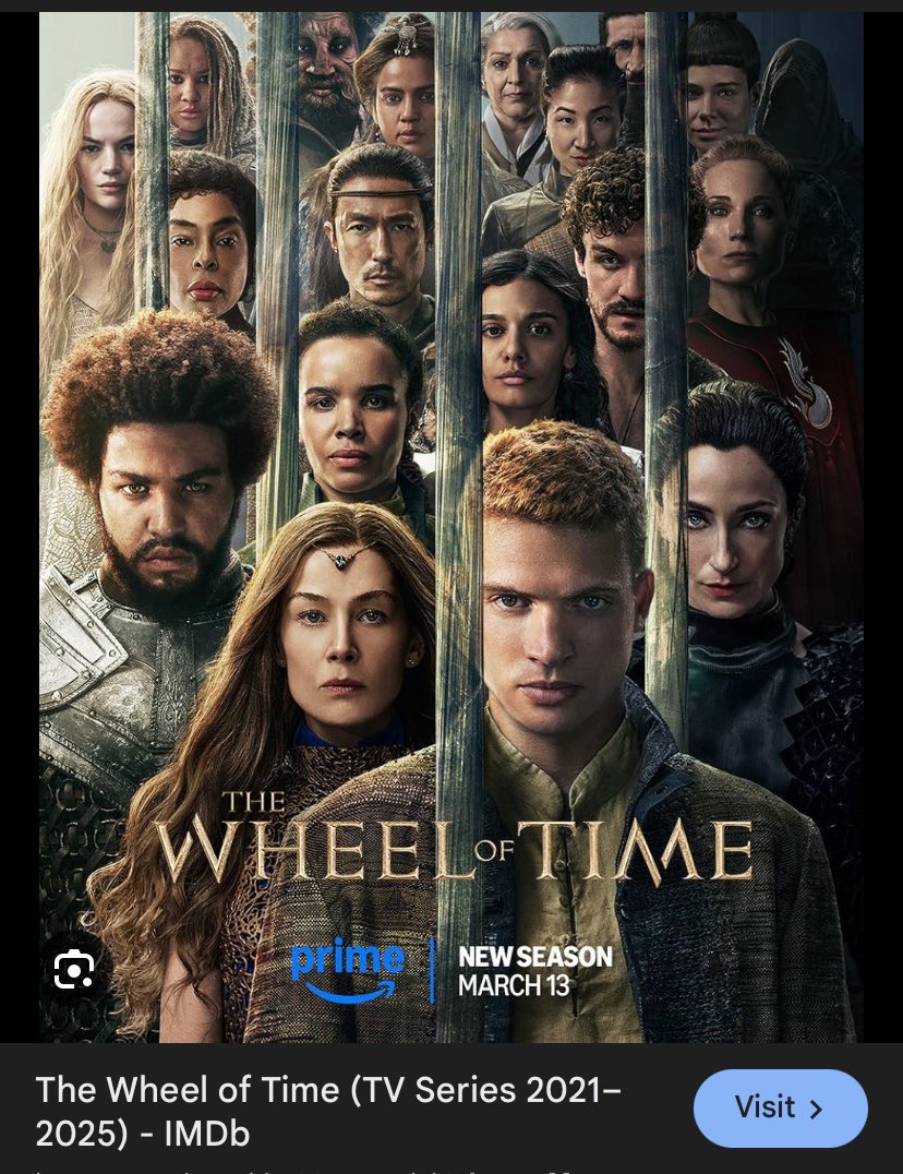 xamfonos_'s tweet image. The Wheel of Time!
Prime video with their terrible terrible catalog of movies finally got this right but canceled when we're just growing into the series. I'm so pained!