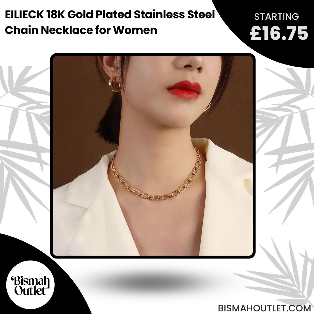 BismahOutlet's tweet image. ✨💛 Everyday Glow with Timeless Style! 💛✨
The EILIECK 18K Gold Plated Stainless Steel Chain 🛒 Shop now 👉bismahoutlet.com/products/eilie…
#BismahOutlet #GoldPlated #StainlessSteelJewelry #FashionNecklace #WomenStyle #GiftForHer #WaterproofJewelry #EverydayElegance