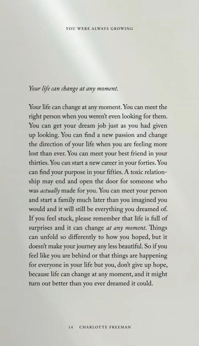 Liminal1988's tweet image. Your life can change at any moment