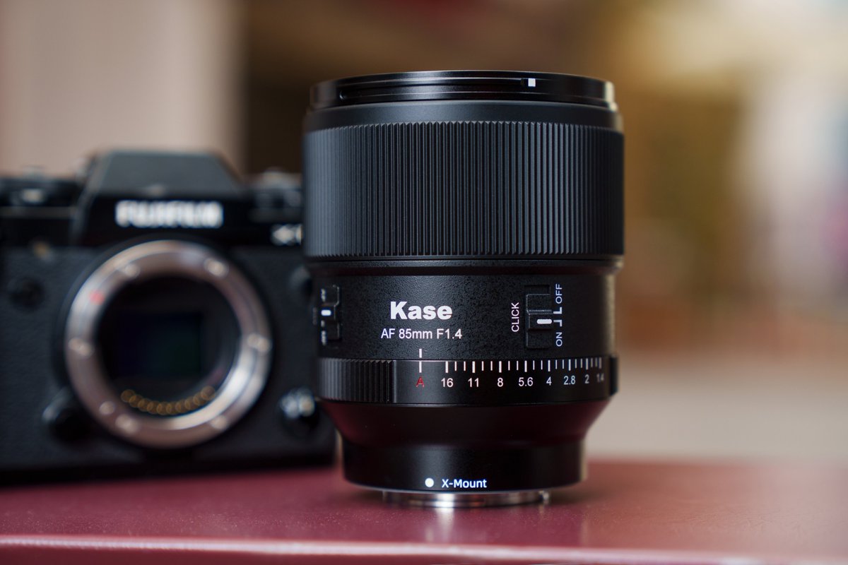 Fuji X Mount has arrived!  Kase 85mm F1.4 AF Lens

amazon.com/dp/B0FF7ZS7YD

#kase #kasefilters #revolution #kaserevolution #kasemagnetic #kasewolverine #Kaselenses