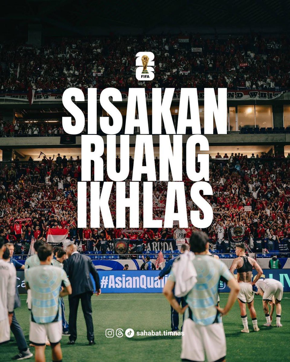<a href="/FaktaSepakbola/">FaktaBola</a> “Siapin ruang untuk ikhlas”

Gimana caranya iklas, ini jelek banget anjir mainnya. Wasit juga udah berusaha fair.

Kita terlalu banyak mikir faktor non teknis seperti wasit dll. Ternyata faktor taktik timnas itu sendiri yang bikin Indonesia kalah wkwkwk