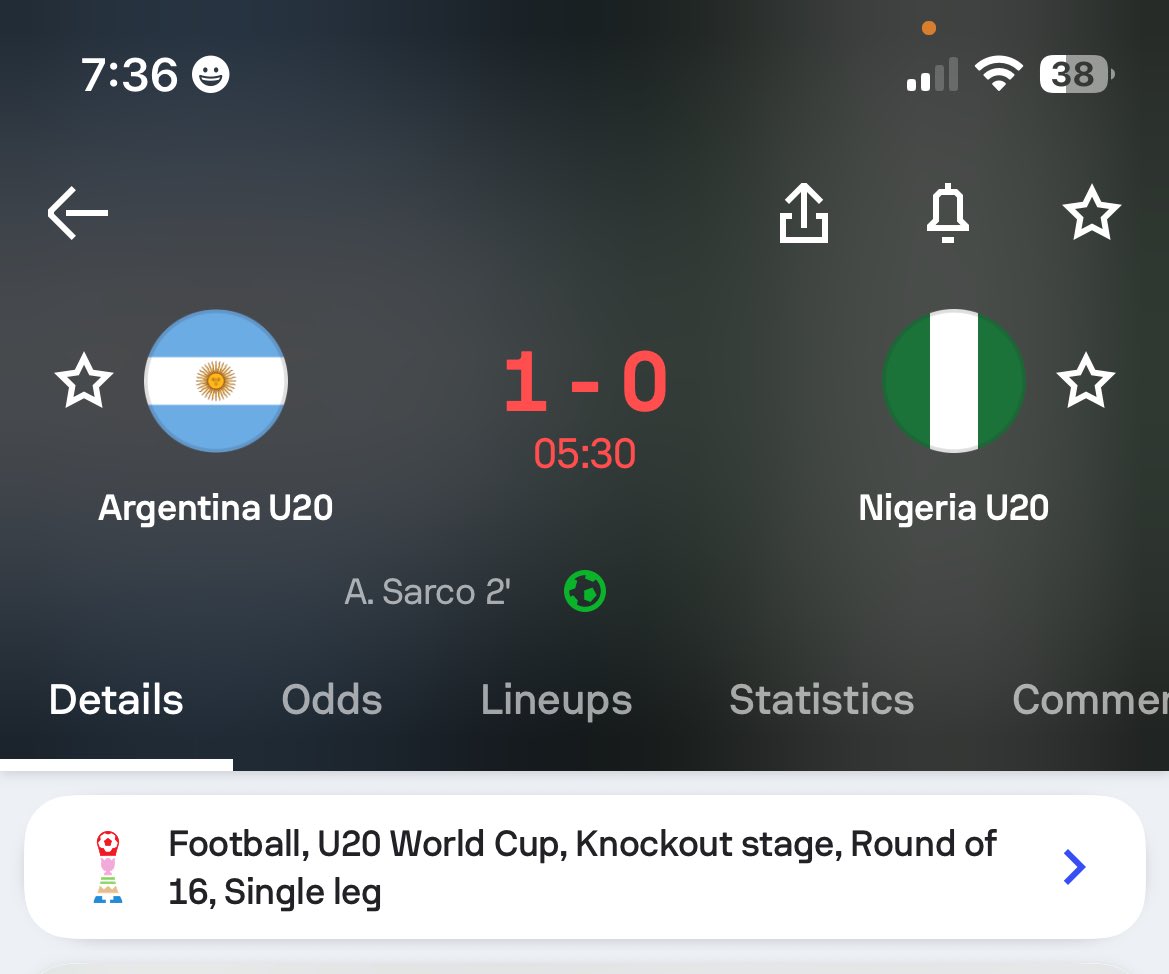 Ref no whistle sef them score Nigeria 🇳🇬 U20 🤣🤣, the kiddies go take grow and become Borniface 🤣