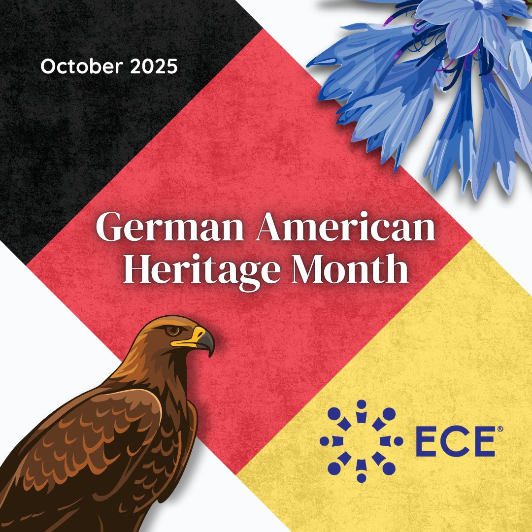 ECEConnection's tweet image. October is #GermanAmerican Heritage Month! From hardworking #immigrants who helped build America’s towns and farms to enduring traditions of food, music, &amp;amp; craftsmanship, #German heritage runs deep in the U.S. Celebrate! #ExpertEvaluations #EndlessPossibilities #IntlEd #ECE
