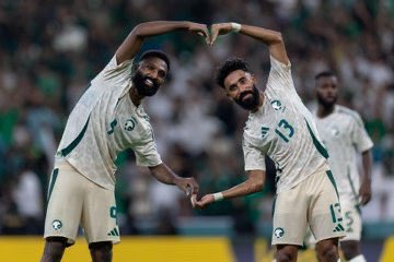 🇸🇦💚
الف مليون ترليون مبروك للصقور 
#المنتخب_السعودي