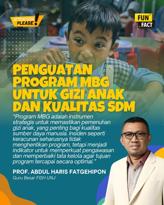 TSalaksa's tweet image. Program MBG adalah investasi strategis untuk memastikan setiap anak mendapatkan gizi yang cukup. Dengan gizi yang baik, kita membangun generasi cerdas, sehat, dan produktif. 

#ProgramPrioritas #MakanBergiziGratis #GenerasiEmas #LawanStunting #Gizi