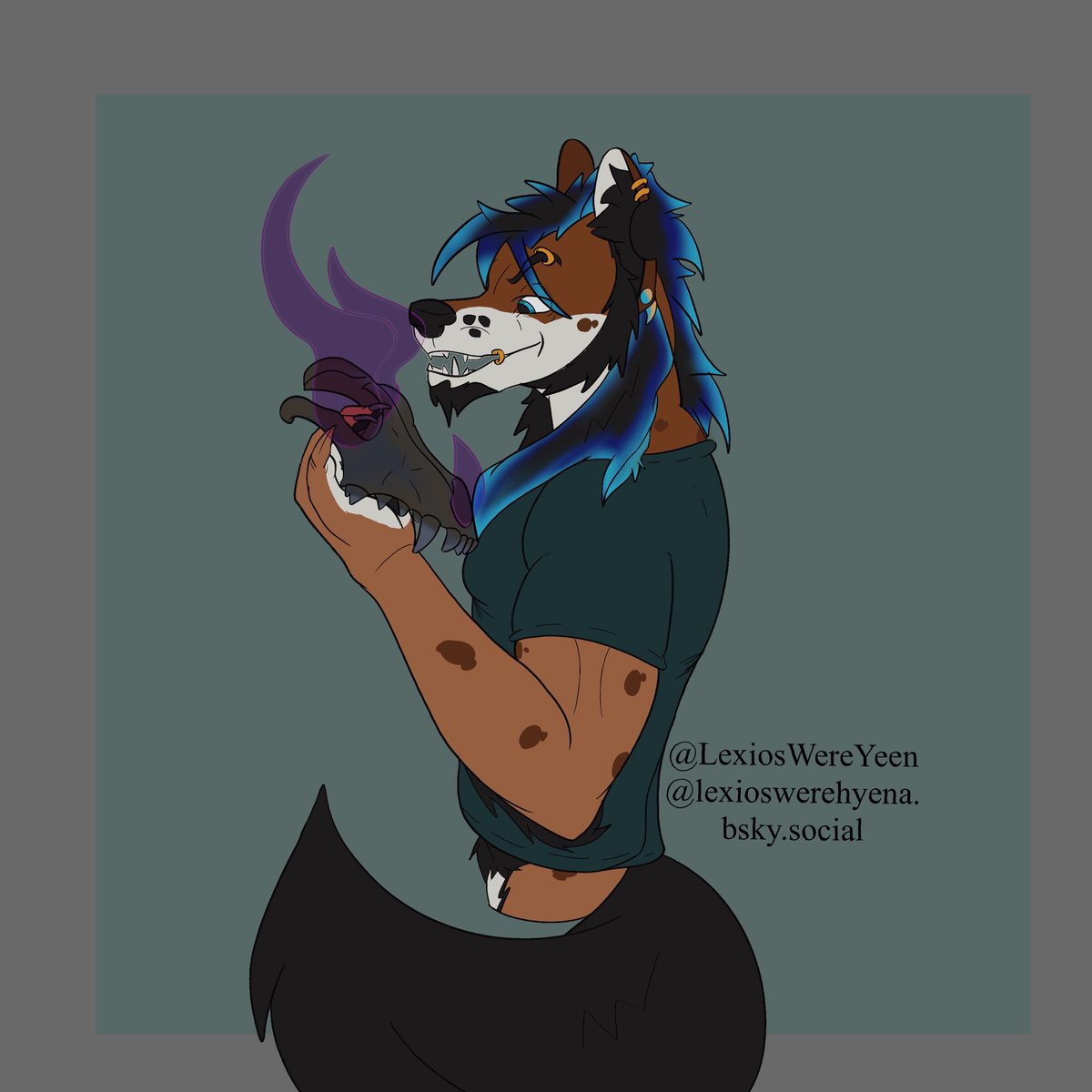 Lexios The WereHyena (@lexioswereyeen) on Twitter photo 