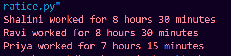ShaliniBaghel08's tweet image. Real-world problem statement - Employee Attendance Tracker.
#python #problem_solving