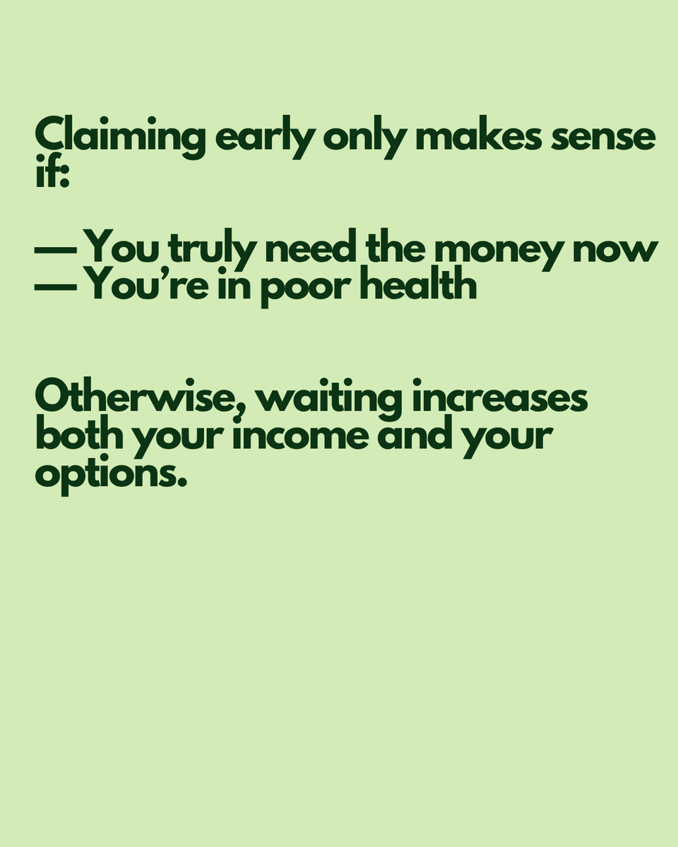 A lot of new retirees are claiming Social Security early because they’ve heard the system will run out. But that’s not how Social Security works. 

What is real?  

If you claim at 62 out of fear, your benefit is permanently reduced even if no cuts ever happen.