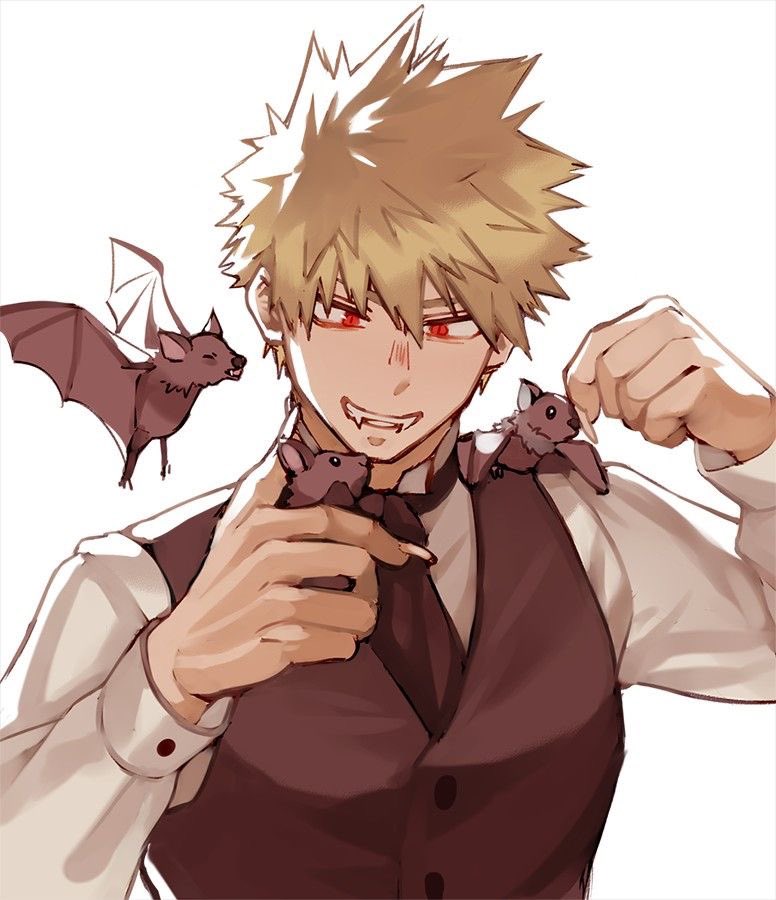 ExplodoMurderer's tweet image. katsuki had ran into a new villain. he was unaware of his quirk until later on in the day when his guns started to hurt. going to the bathroom he pulled his lip up and noticed new teeth growing in
“the hell..?”
poking at his gums he groaned in pain
💥>>