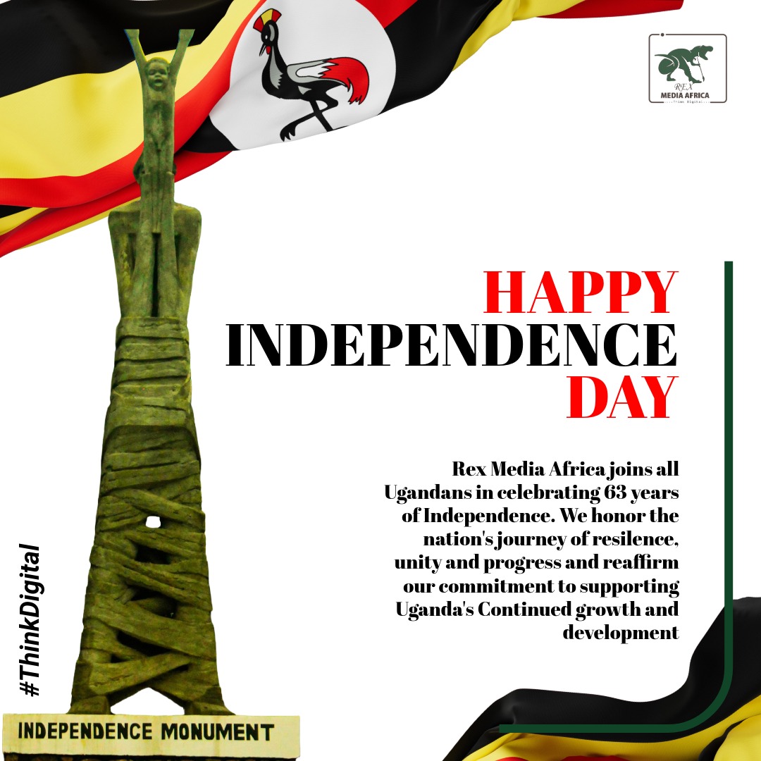 63 years of resilience, unity and hope — that’s the spirit of Uganda. Uganda’s journey is still being written and we all have a part to play in shaping it.
From all of us <a href="/rexmediafrica/">Rex Media ADs</a> | #ThinkDigital
#UGAt63 #UgandaAt63