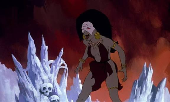 noxiouuk's tweet photo. Some more #FireandIce I always thought her character design was super cool. 
#art #traditionalart #inkandpen #fanart #ralphbakshi #fantasy #80sanimation #80s #witch #frankfrazetta #noxart #fyp https://t.co/p6YvjaMYqt